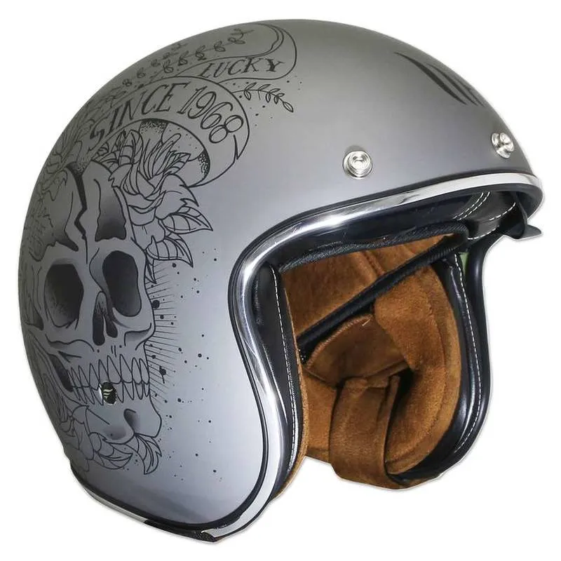 Jet Helm NEXT Skull n'Roses