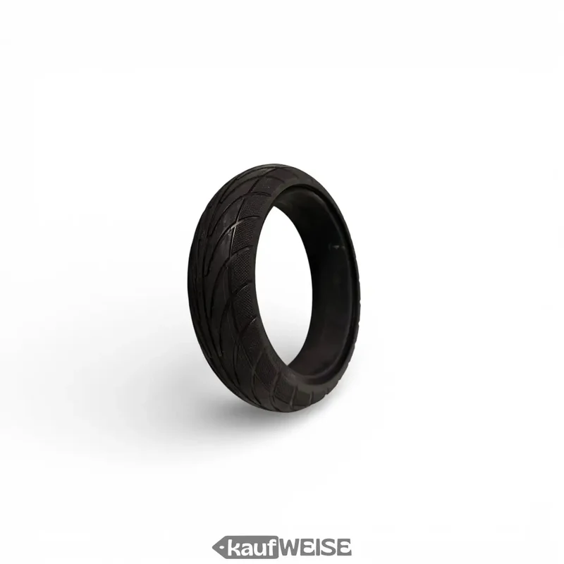 VOLTES Vollgummireifen 200x50 | Für Segway-Ninebot ES1, ES2, ES2L, ES4 | 8 Zoll, Schwarz
