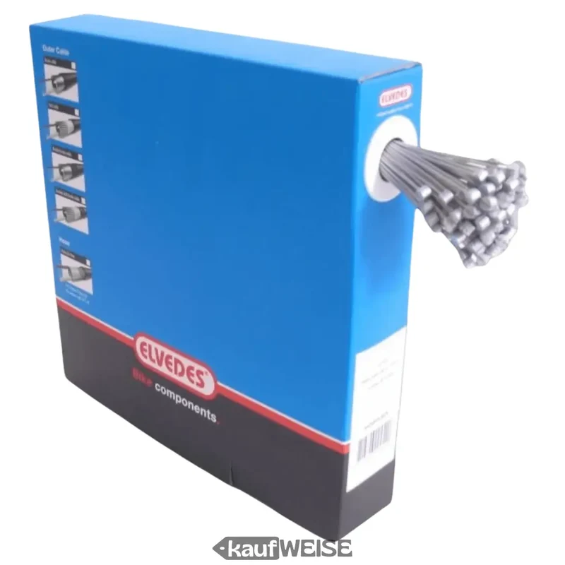 Elvedes Slick Bremsinnenzug | Polierter Edelstahl, reibungsarm | 2000 mm, 10er Set