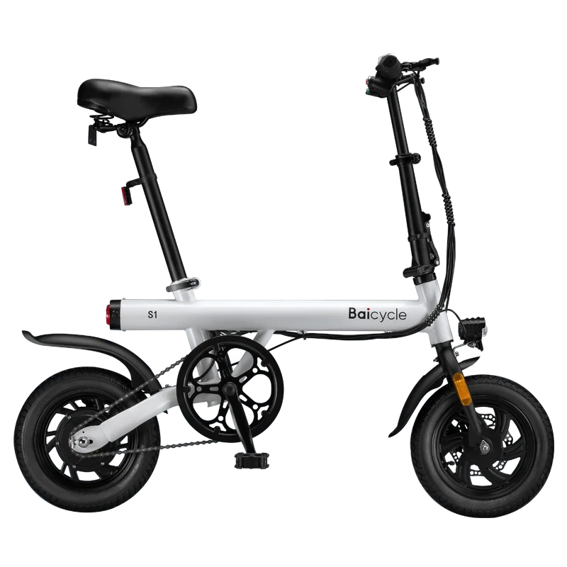 小白 Baicycle 36V 輕便摺疊式 電動輔助單車 隱藏電池