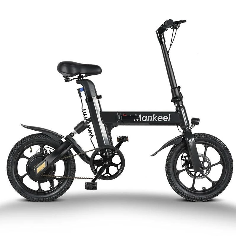 Mankeel MZ-6 350W 14"可摺式 電動助力單車 可拆卸電池
