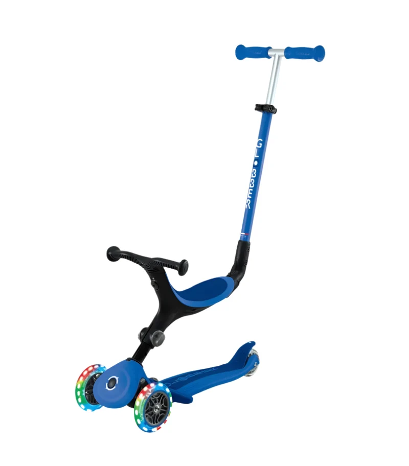 Globber Go Up Active Lights 摺疊三輪車 可摺式滑板車 15m-9yr+