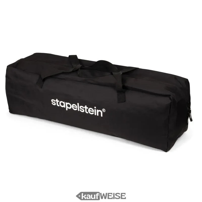 Stapelstein Original Bag (für 12 Steine) | 3-in-1 Transporttasche & Rucksack | Ordnung & Schutz für Stapelsteine