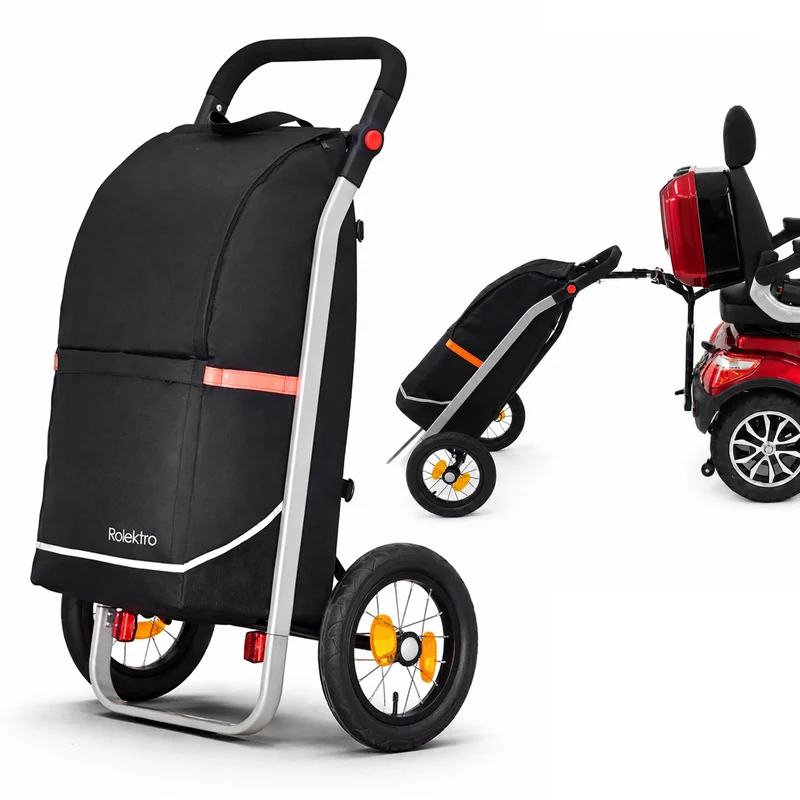 Rolektro Einkaufstrolley mit Adapter – 68 Liter