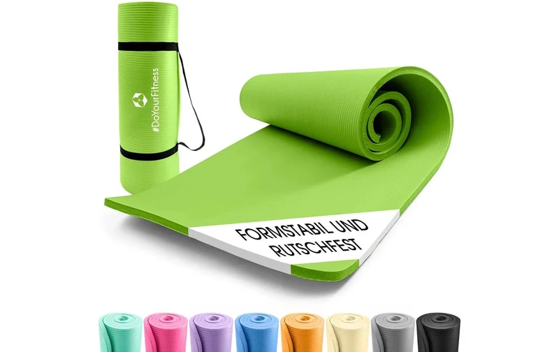 World Fitness Fitnessmatte Yamuna 183 cm x 61 cm, Grün