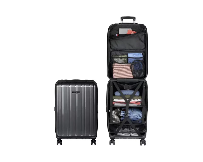 CASYRO Stand-Up Koffer Medium, 80L, Anthrazit