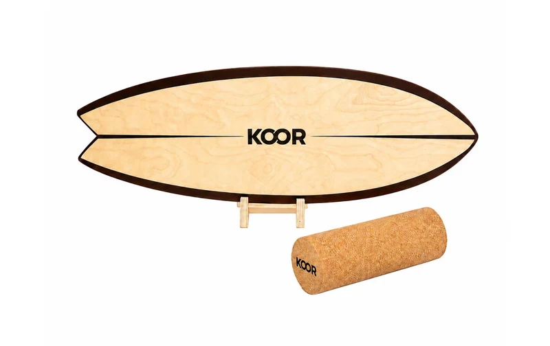 KOOR Balance Board mit Korkrolle