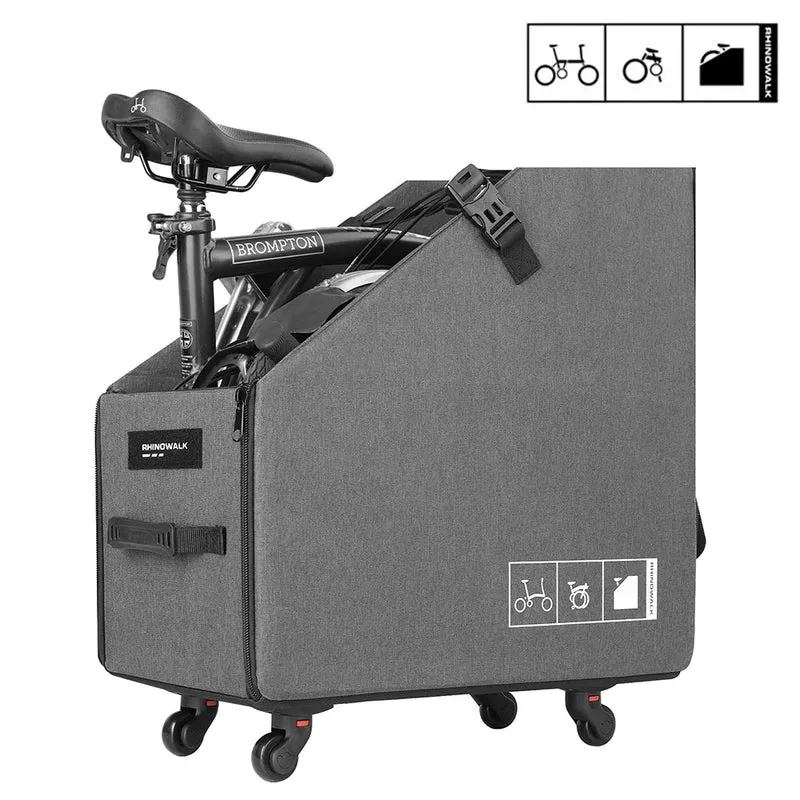 Rhinowalk 14"-16" 摺疊單車 車尾 收納箱 #Brompton #小布