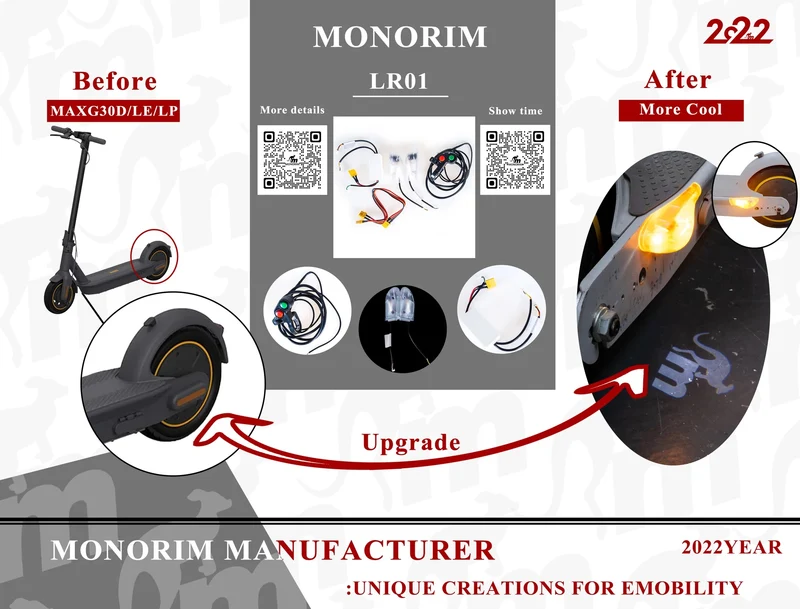Monorim LR-01 Blinkerset - Ninebot Max