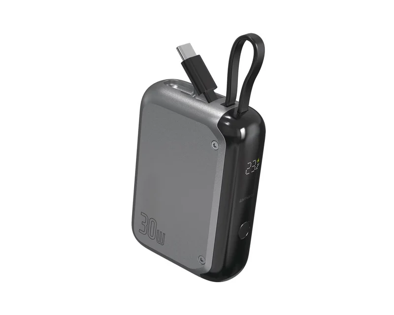 4smarts Powerbank Pocket 10000 mAh, Spacegrau