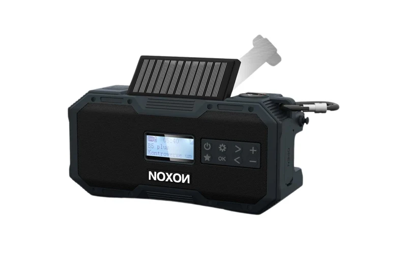 Noxon DAB+ Radio Dynamo Solar 411 Anthrazit