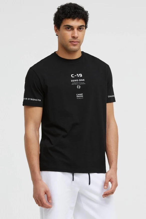 CAMP DAVID T-Shirt Relaxed Fit mit Artworks