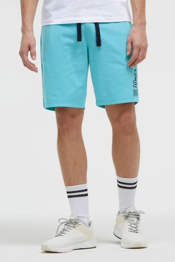 CAMP DAVID Basic Sweatshorts mit Label Print