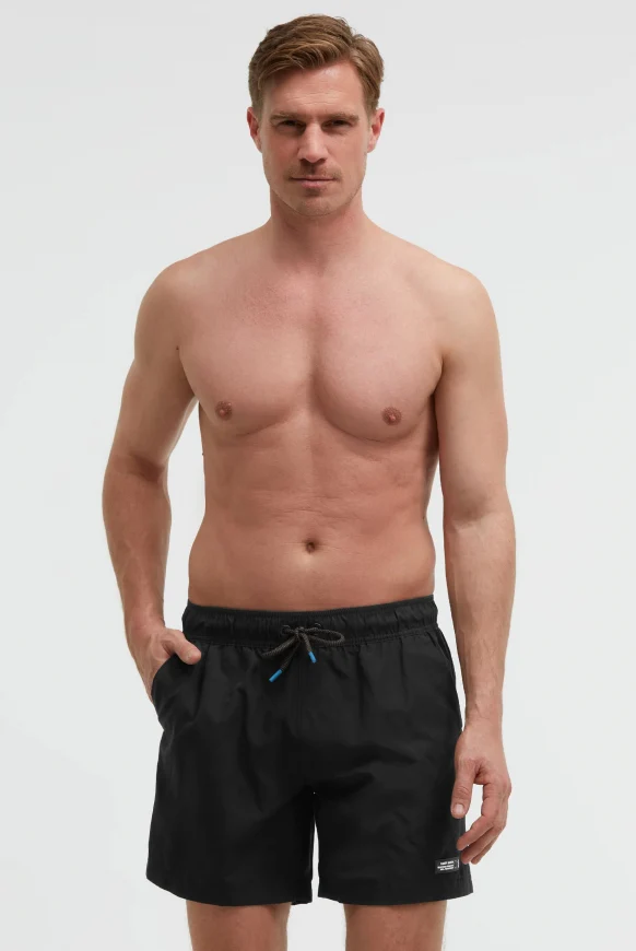 CAMP DAVID Beachshorts mit Rubber Patch
