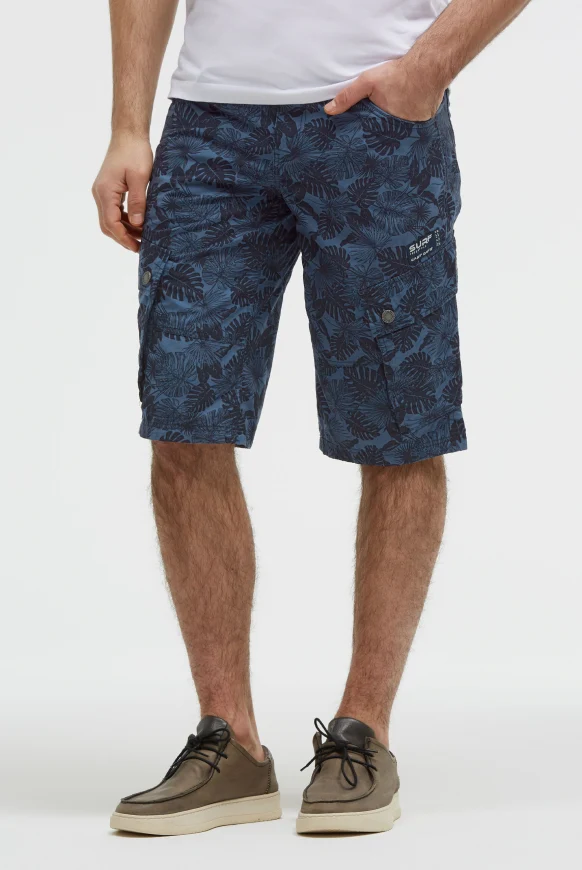 CAMP DAVID Cargo Shorts mit All Over Print