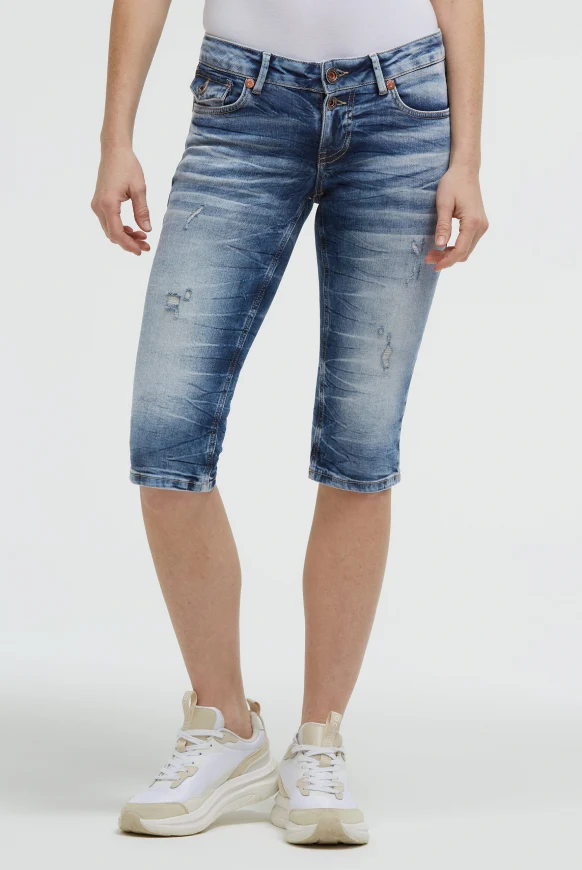 SOCCX Capri Jeans MI:LO Slim Fit