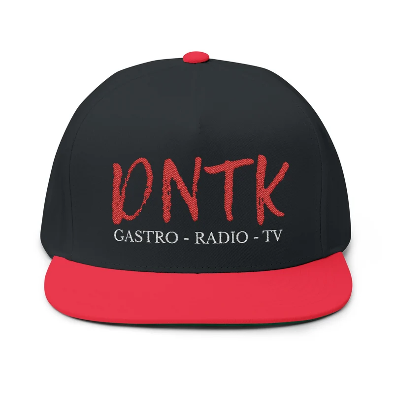 DNTK Flat Bill Cap - Gestickt