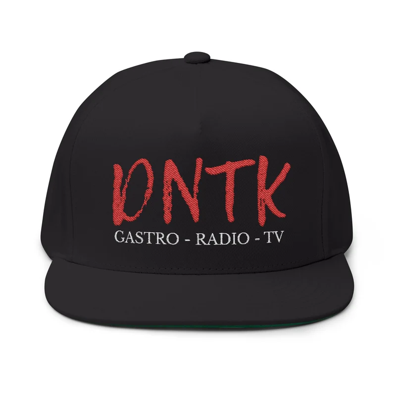 DNTK Flat Bill Cap - Gestickt