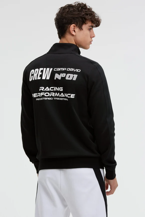 CAMP DAVID Trainingsjacke aus Interlock mit Rubber Prints
