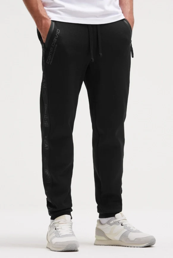 CAMP DAVID Jogginghose aus Interlock mit Seitentapes