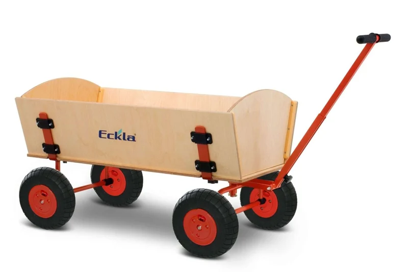 ECKLATRAK®-LONG Bollerwagen - Holz, Pannensicher
