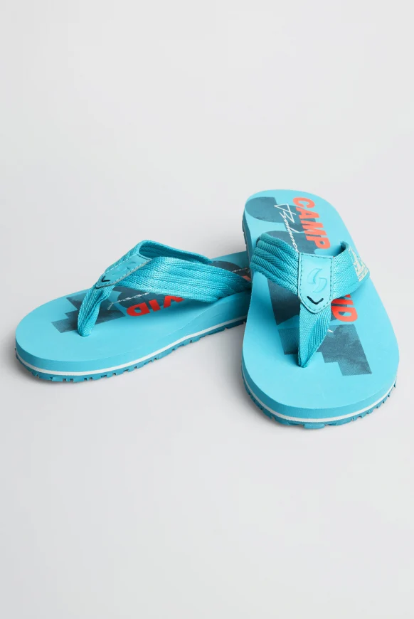CAMP DAVID Zehensandale mit Surf Print