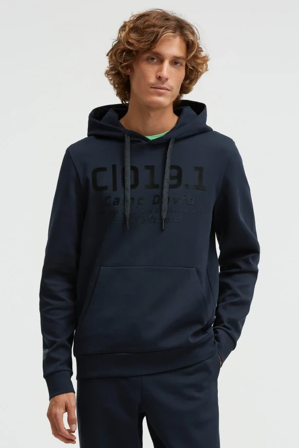 CAMP DAVID Hoodie aus Interlock mit Backprint