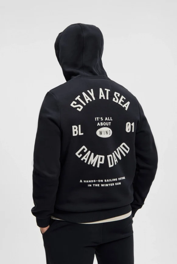 CAMP DAVID Hoodie mit Rücken-Artwork