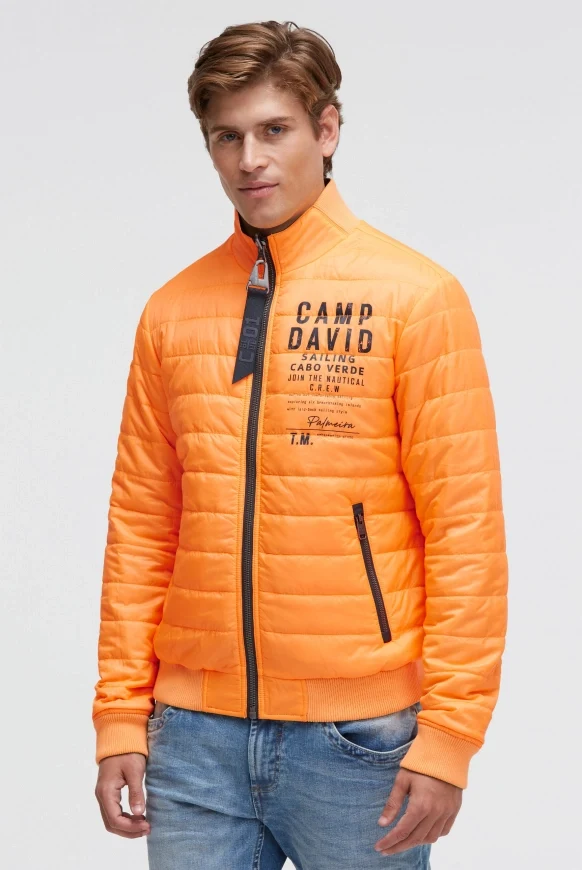 CAMP DAVID Wende-Blouson mit Logo Prints