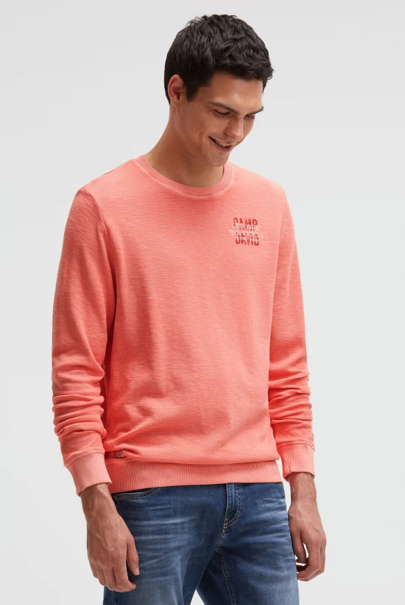 CAMP DAVID Sweatshirt aus Slub Interlock