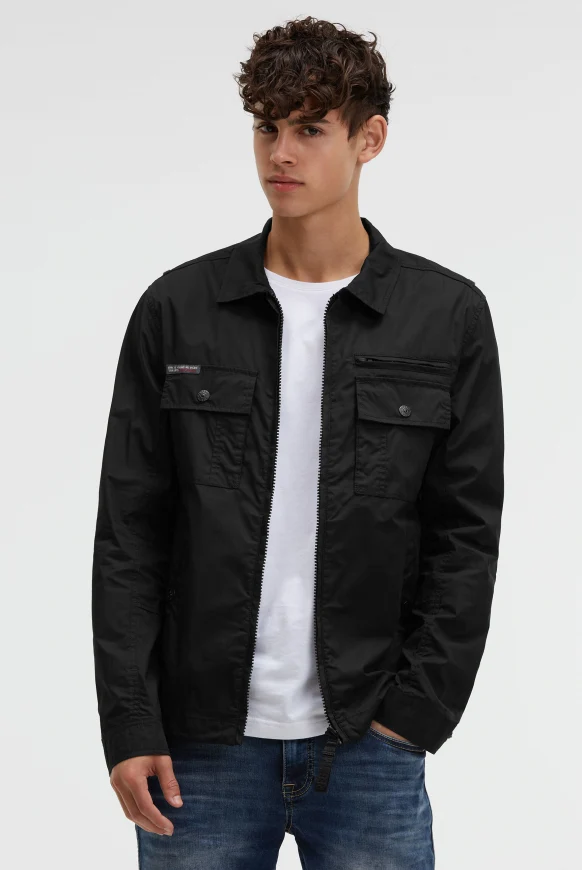 CAMP DAVID Leichte Kurzjacke im Utility-Stil mit Paper-Coating