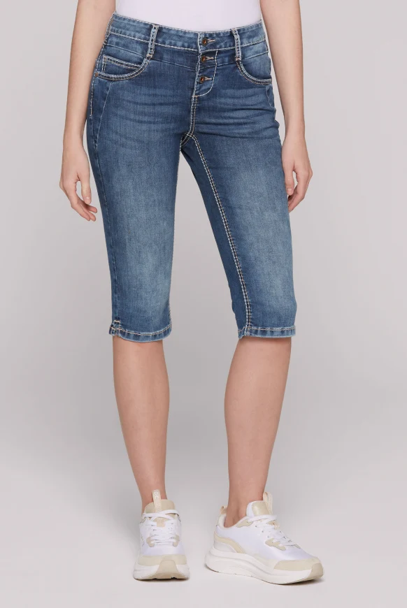 SOCCX Capri Jeans LY:DIA Regular Fit