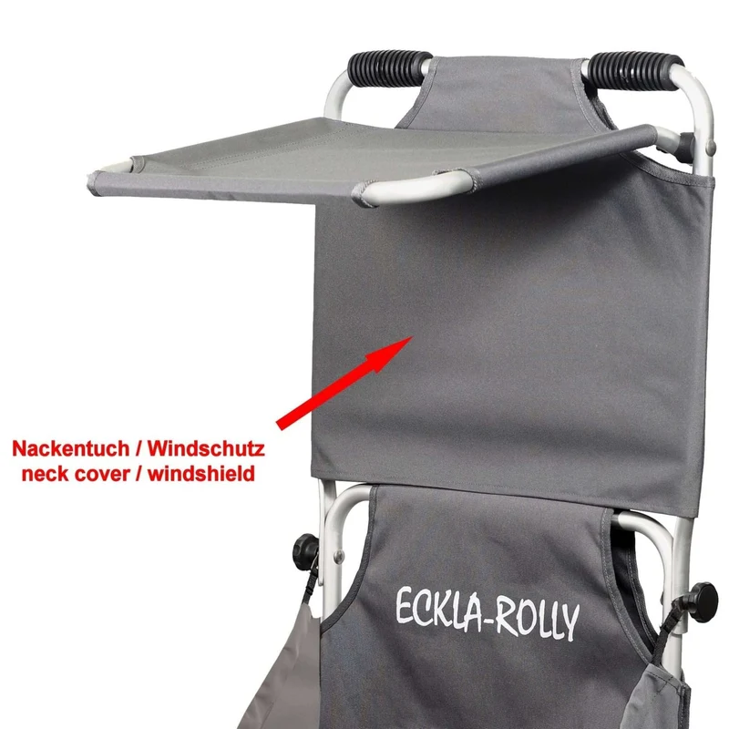 Nackenschutztuch für Eckla Beach-Rolly® - Grau