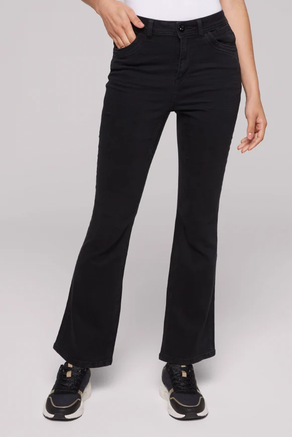 SOCCX Flared Jeans PA:LA Regular Fit