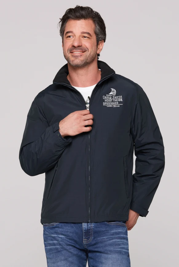 CAMP DAVID Windjacke mit kleinen Logo