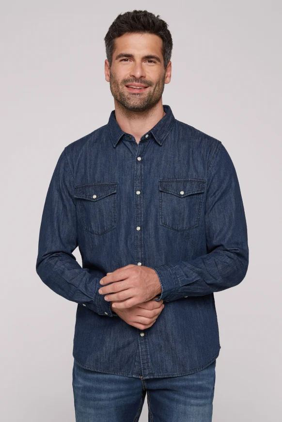 CAMP DAVID Jeanshemd Regular Fit