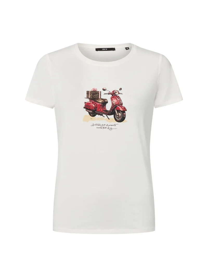 zero T-Shirt Damen Baumwolle bedruckt