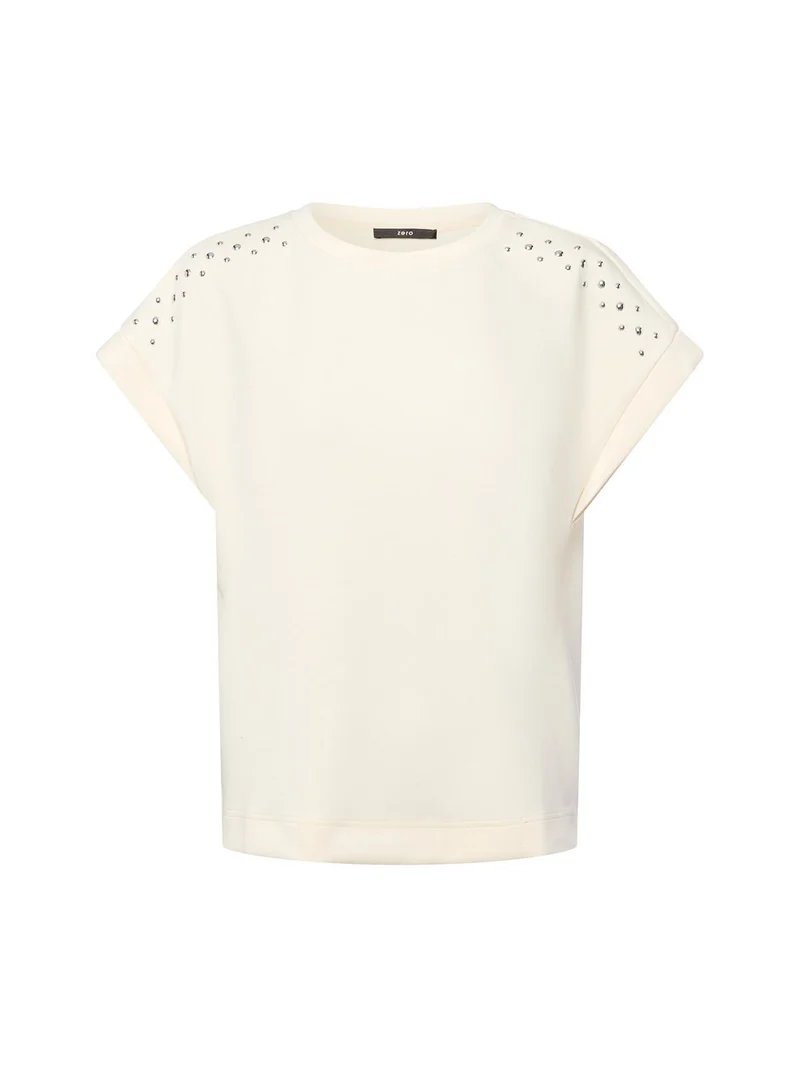 zero Kurzarm-Sweatshirt Damen Viskose
