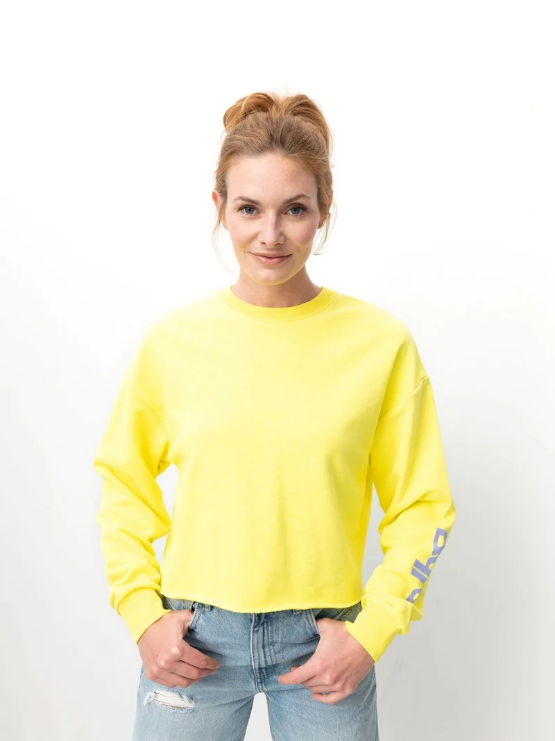 Elho Sweatshirt Damen Baumwolle bedruckt