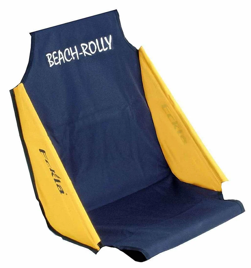 Eckla Beach-Rolly Sitztuch - blau/gelb