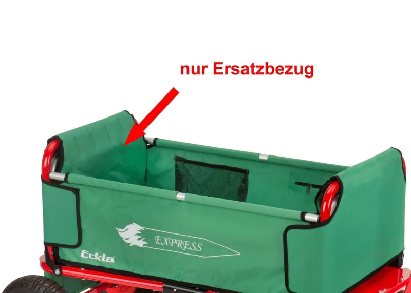 ECKLA Express Bollerwagen Ersatz Stoffbezug - grün