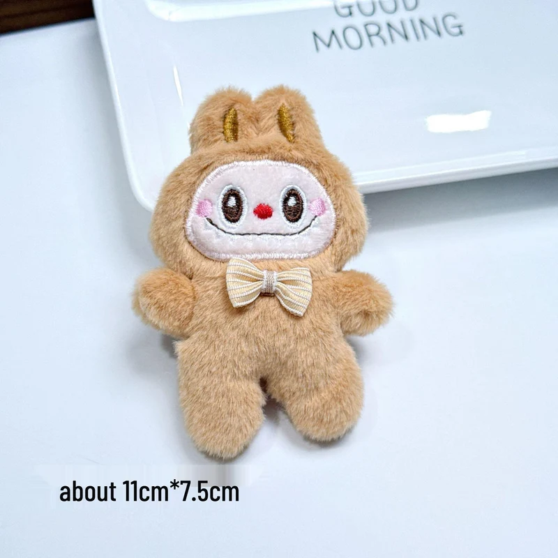 Niedlicher Labubu Cartoon Plüsch Schlüsselanhänger Puppe Accessoire - Perfekt für Taschen, Kleidung, Schuhe und Socken Colorful Keychain