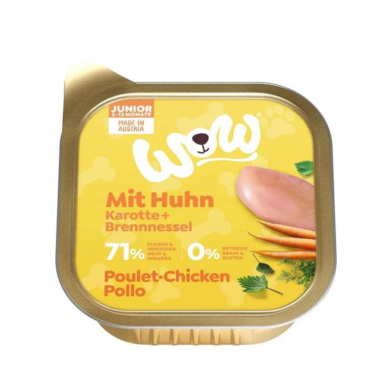 WOW DOG - JUNIOR Schalen 11x150g