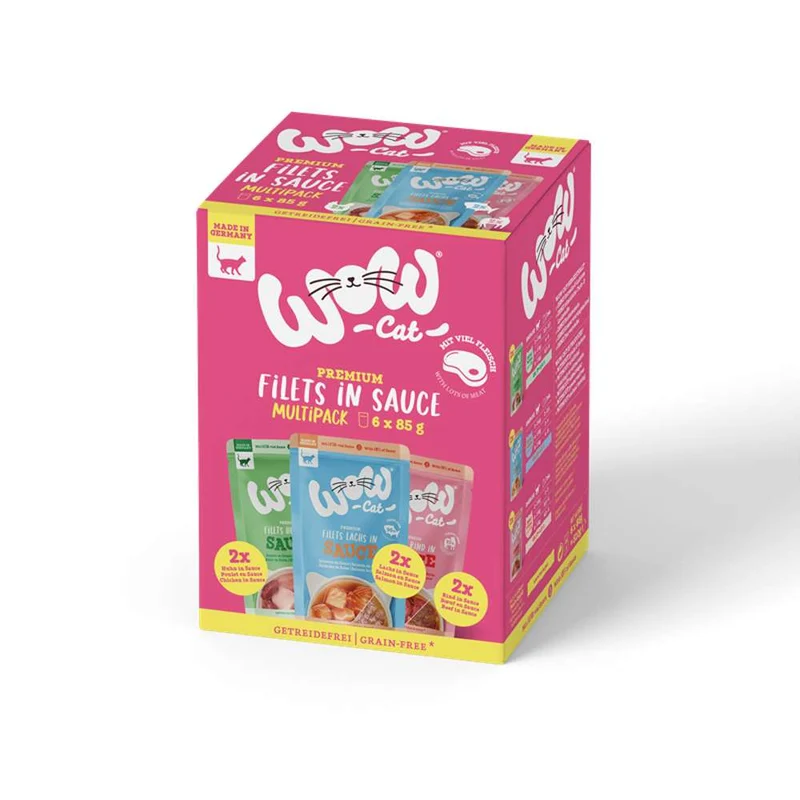 WOW CAT - Sauce Multipack Pouchbeutel 6x85g