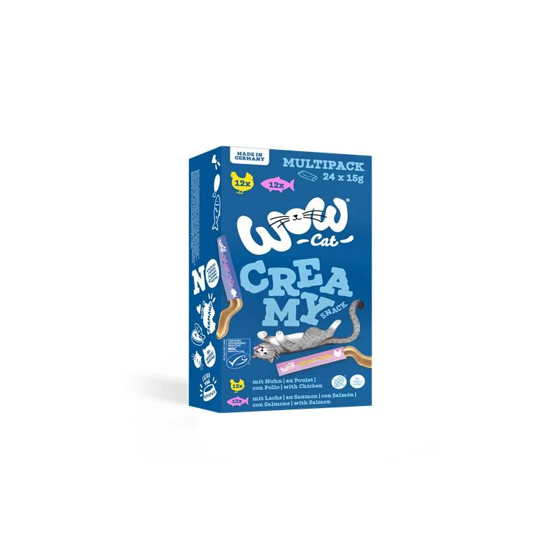 Wow Cat Creamy Snack Multipack