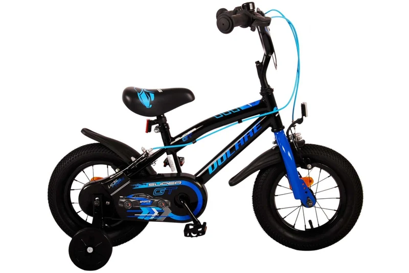 Volare Super GT Kinderfahrrad - Jungen - 12 Zoll - Blau - Zwei Handbremsen